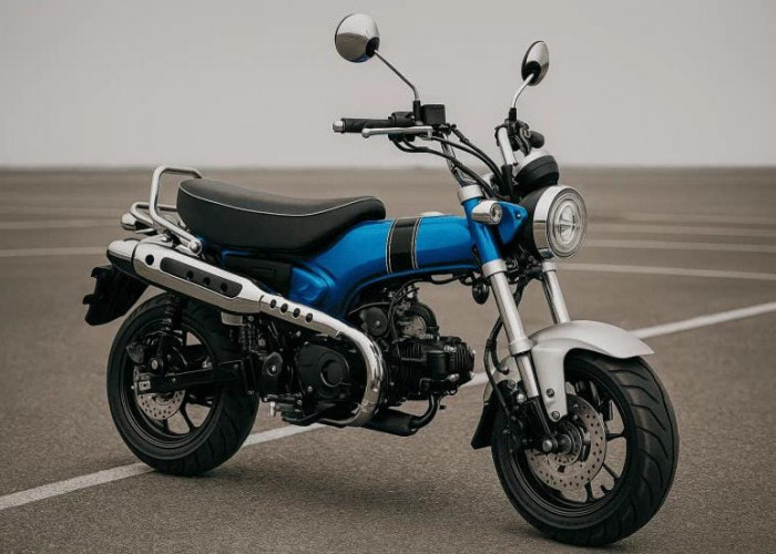 Fitur Keamanan Honda ST125 Dax 2026, ABS dengan IMU dan Rem Cakram Depan Belakang