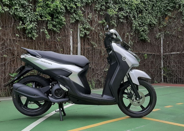 Fitur Keamanan Yamaha GEAR 125, Side Stand Switch Lampu LED dan Ban Tubeless