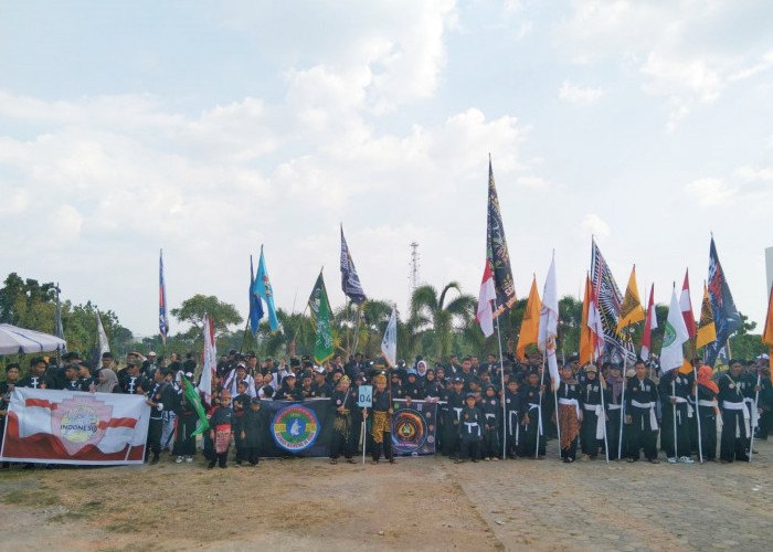 IPSI Prabumulih Turunkan 600 Orang Pendekar Saat Karnaval 