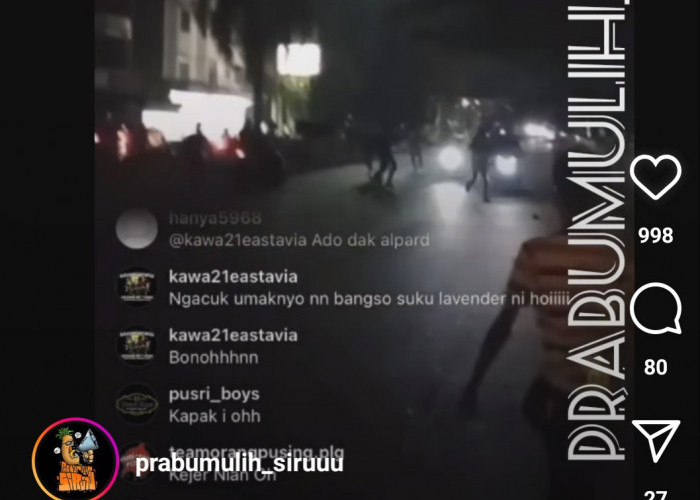 Beredar Video Diduga Tawuran di Prabumulih, Netizen: Terkurung Nangis 