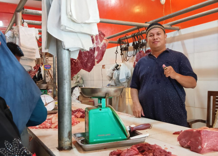 Harga Daging di Pasar Inpres Prabumulih Tembus Rp 180 Ribu Perkilo