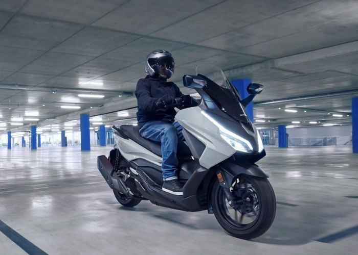 Fitur Keamanan Honda Forza 2026, ABS Dua Channel dengan ESS dan Smart Key