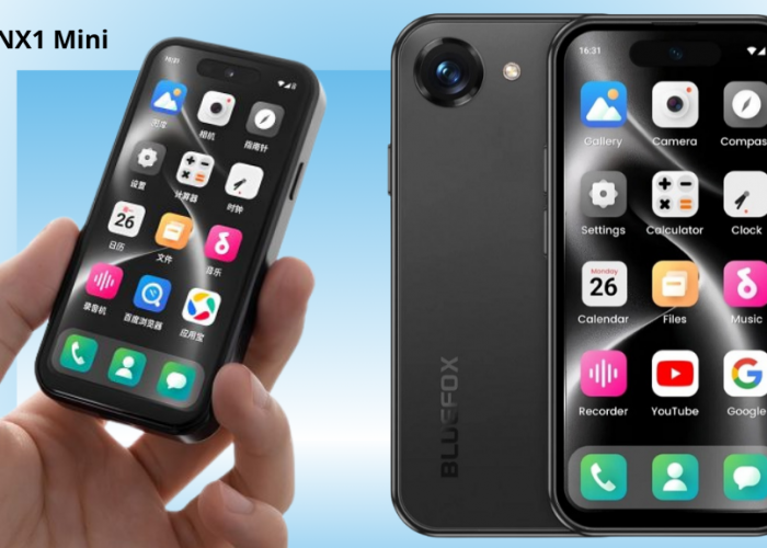 Bluefox NX1 Mini Hadirkan Smartphone Android 15 Berlayar 4 Inci, Kamera 48 MP, Cocok untuk Pengguna Satu Tanga