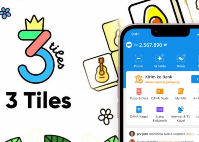 Cukup Main Puzzle, Saldo Dana Cair! Begini Cara Dapat Uang dari Happy Three Tiles