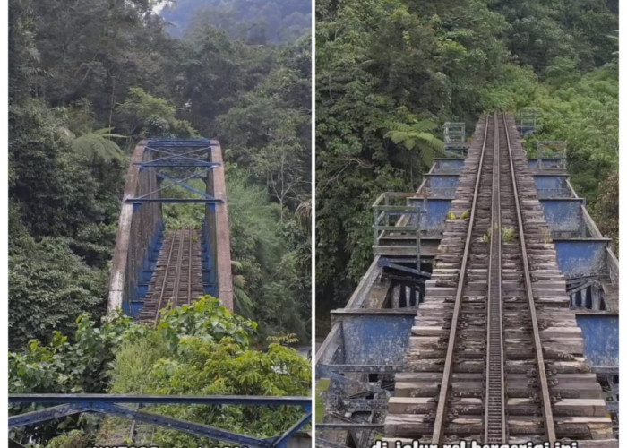 Keren, Jalur Rel Kereta Api Indonesia di Wilayah Sumatera Barat ini jadi Situs Warisan Dunia UNESCO