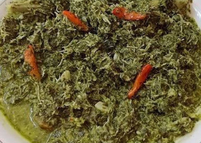 Tahok Tutok, Kuliner Tradisional Khas Prabumulih Berbahan Daun Singkong yang Menggugah Selera