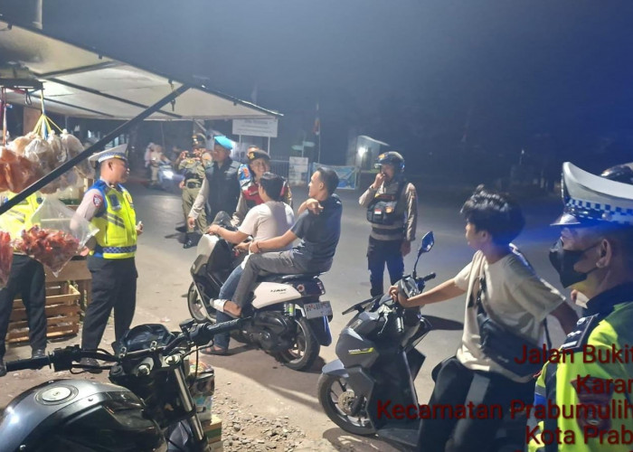 Patroli Gabungan Polres Prabumulih Digencarkan, 3C hingga Balap Liar Diantisipasi