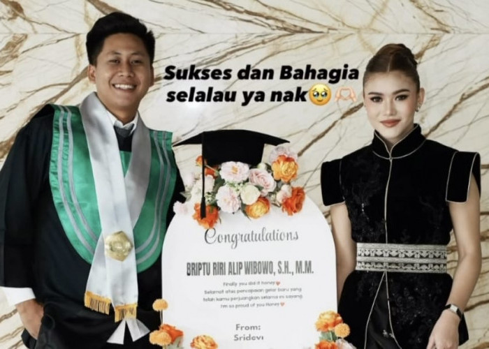 Haru dan Bangga! Briptu Riri Alip Wibowo Lulus S2, Pesan Cinta Sridevi Banjir Pujian