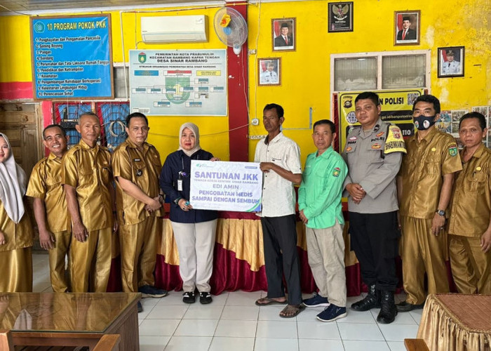 Tukang Bangunan di Sinar Rambang Kini Terlindungi BPJS, Semua Biaya Pengobatan Ditanggung