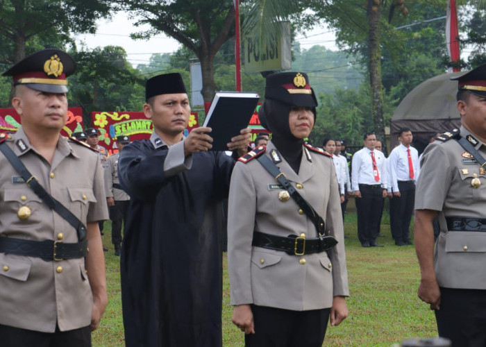 Polres Prabumulih Sertijab Tiga Perwira, Ini Daftarnya