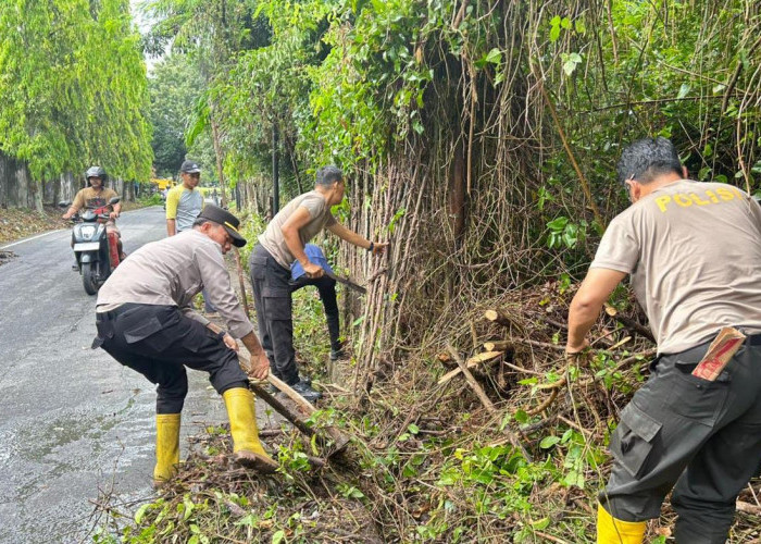 Polres Prabumulih Gelar Aksi Bersih Lingkungan Lewat Gerakan Indonesia ASRI