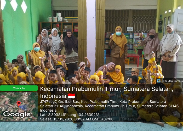 Puskesmas Prabumulih Timur Salurkan Obat Cacing untuk Murid TK IT Al Hasanah