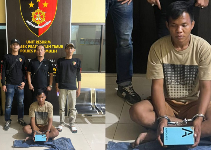 Polsek Prabumulih Timur Gagalkan Pencurian Handphone, Tersangka Ditangkap Berkat Rekaman CCTV