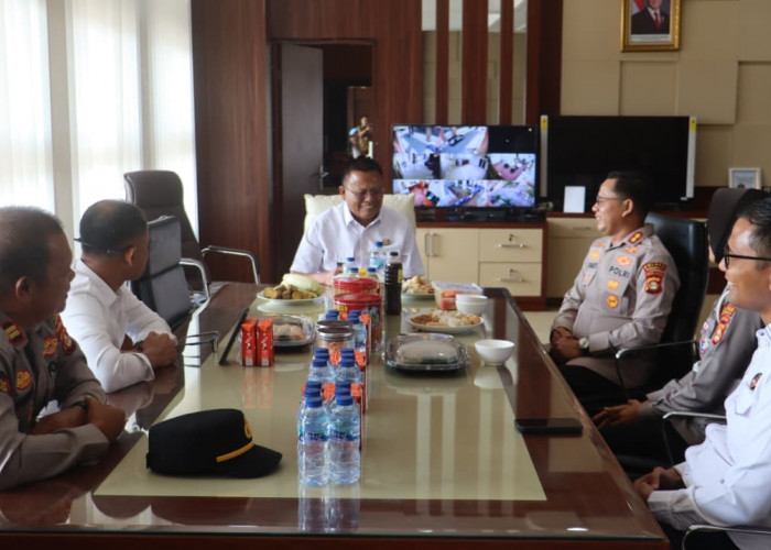 Kapolres Prabumulih AKBP Gunarto Temui Wali Kota H. Arlan, Perkuat Sinergi Jaga Kamtibmas
