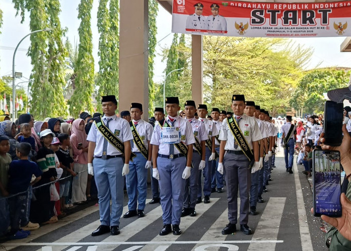 MA Al Furqon Prabumulih Unjuk Kekompakan, Yel-Yel Bikin Penonton Terpukau