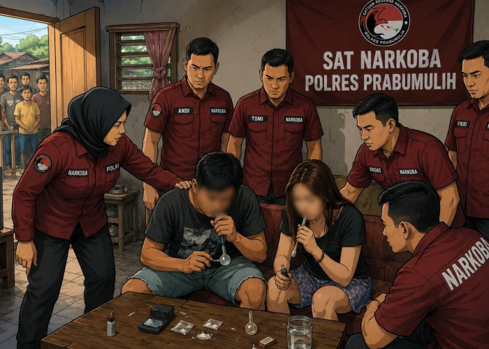 Digerebek Berkat Laporan Warga, Dua Pengguna Sabu di Prabumulih Diciduk Polisi