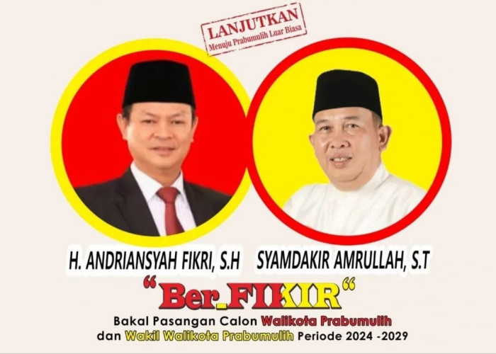 PDIP dalam Pilkada 2024: H Andriansyah Fikri dan Syamdakir Diusung di Prabumulih