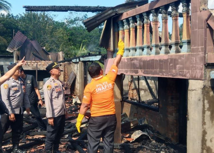 Rumah Panggung di Desa Pangkul Prabumulih Ludes Terbakar, Kerugian Tembus Rp130 Juta