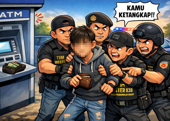 Pencurian di ATM Prabumulih Barat, Pelaku Berhasil Ditangkap Polisi