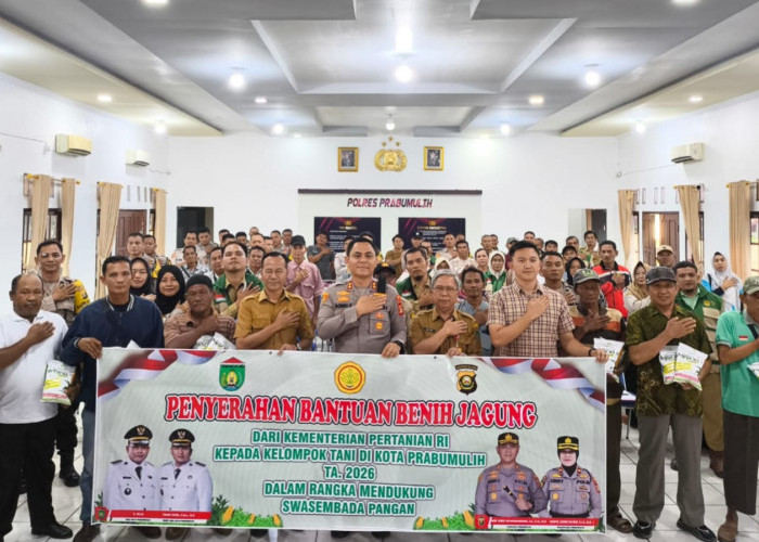 Polres Prabumulih Targetkan 75 Hektare Jagung di 2026, Optimalkan Lahan Tidur