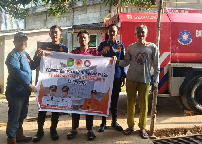 Pemkot Prabumulih Siaga Hadapi Kekeringan, Bantuan Air Bersih Disalurkan Berkala