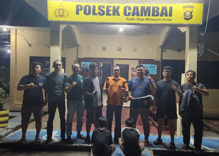 Diduga Hendak Tawuran, Dua Remaja di Prabumulih Bawa 3 Senjata Tajam di