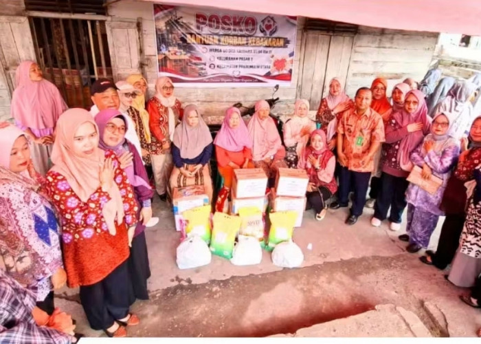 DWP Prabumulih Hadir untuk Korban Kebakaran, Berikan Bantuan dan Semangat