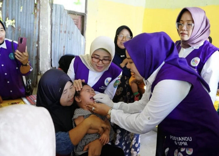 Ketua TP PKK Prabumulih Tinjau 6 Posyandu, Dorong Percepatan Cegah Stunting