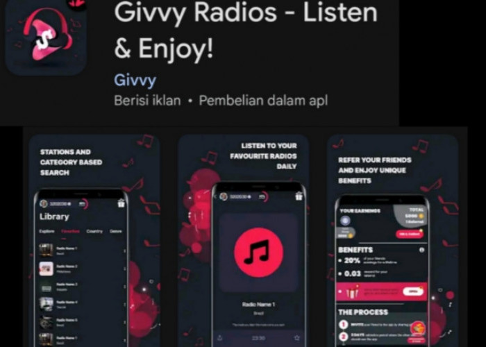 Cara Mendapatkan Saldo DANA Gratis dari Givvy Radios Terbaru 2025