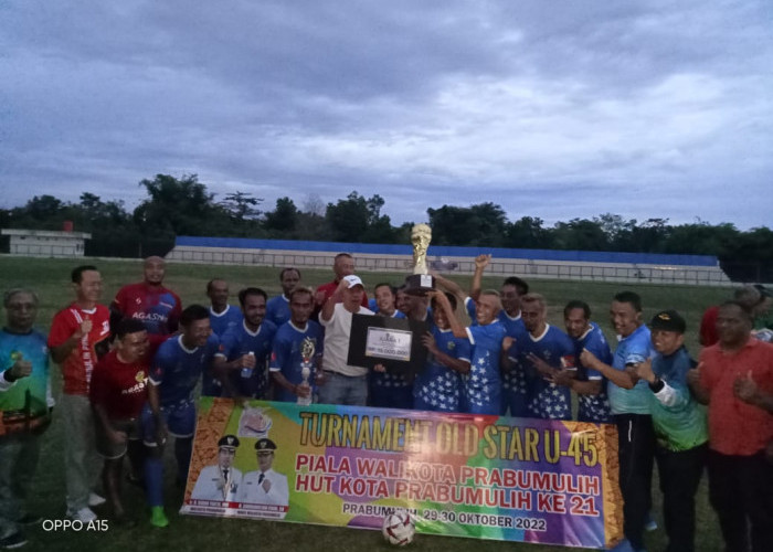 AGASTAR Jakarta Juara Walikota Cup Prabumulih U-45