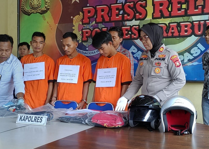 Polisi Ringkus 3 Pelaku Pembobol Dua Alfamart di Kota Prabumulih, Ternyata Ketiganya Warga Prabumulih