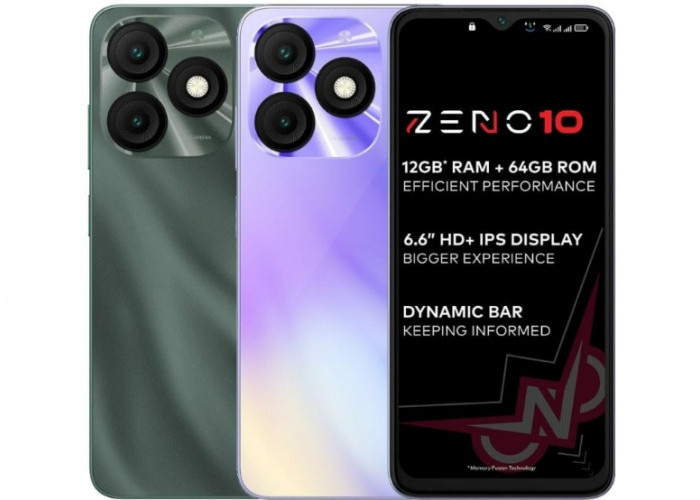 Itel Zeno 10, Smartphone Menengah dengan Performa Mumpuni dan Desain Elegan