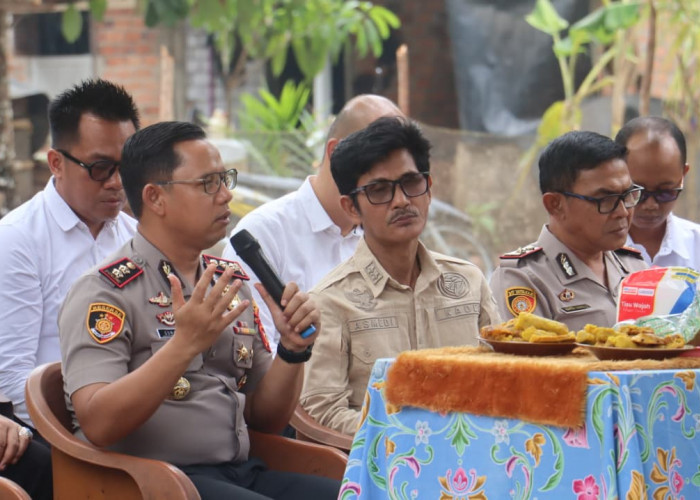 Polres Prabumulih Sambangi Warga Tanjung Menang, Ingatkan Bahaya Judol dan Narkoba