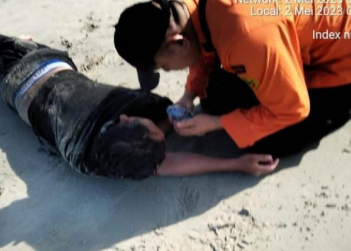 6 Wisatawan Asal Palembang Tenggelam di Pantai Panjang, 3 Meninggal 1 Selamat dan 2 Masih Hilang