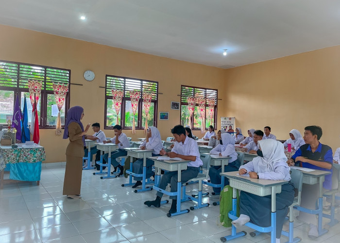 Siswa SMK PGRI 2 Prabumulih ikuti kegiatan belajar mengajar di semester genap 