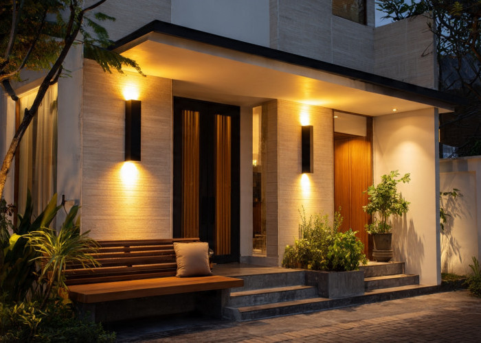 5 Inspirasi Lampu Teras Minimalis untuk Membuat Fasad Rumah Lebih Menarik