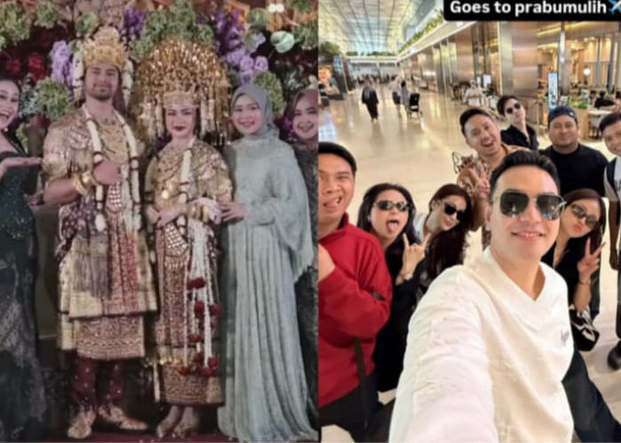 Deretan Artis Hadir Meriahkan Pernikahan Rara Lida dan Aladull di Prabumulih