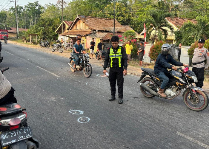 Pelajar 15 Tahun Meninggal Dunia, Motor Tabrak Belakang Truk di Jalan Prabumulih-Baturaja