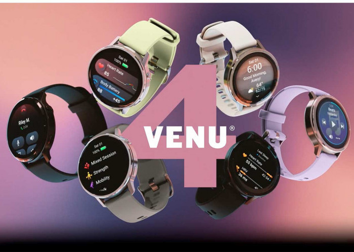 Garmin Venu 4, Smartwatch dengan GPS dan Fitur Pemantau Kebugaran untuk Pengguna Aktif