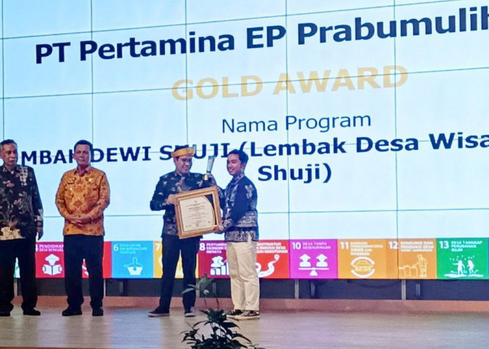 ﻿Pertamina EP Prabumulih Field Raih Penghargaan Emas di Ajang CSR & PDB Awards 2023