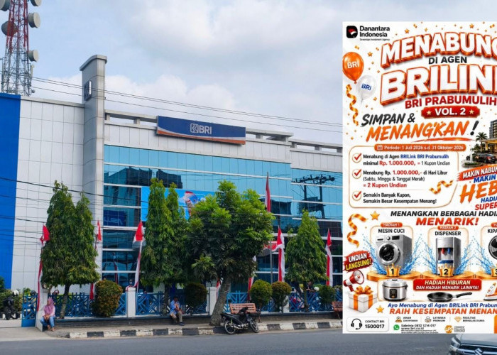 Program BRILink BRI Vol. 2 Menabung Makin Untung, BRI Prabumulih Tebar Hadiah untuk Nasabah 
