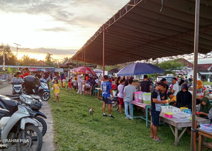 50 Pedagang Ramaikan Pasar Beduk Desa Pangkul 
