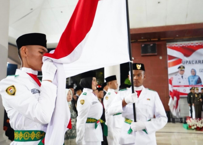 36 Paskibraka Prabumulih Resmi Dikukuhkan, Siap Kibarkan Merah Putih di HUT RI ke-81