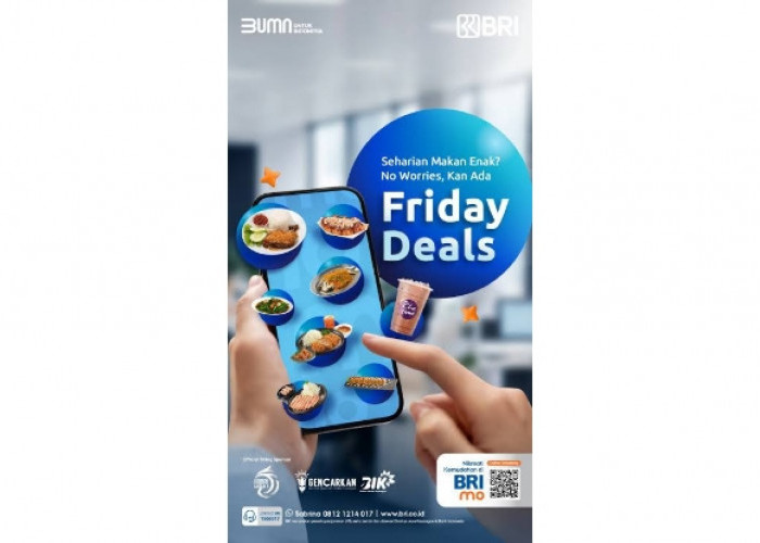 Nikmati Friday Deals di BRImo, Tukar Poinmu untuk Voucher Makan atau Minum Setiap Jumat!