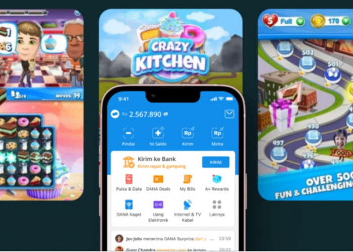 Main Game Dapat Uang! Crazy Kitchen Bagi-Bagi Saldo DANA hingga Rp393.000