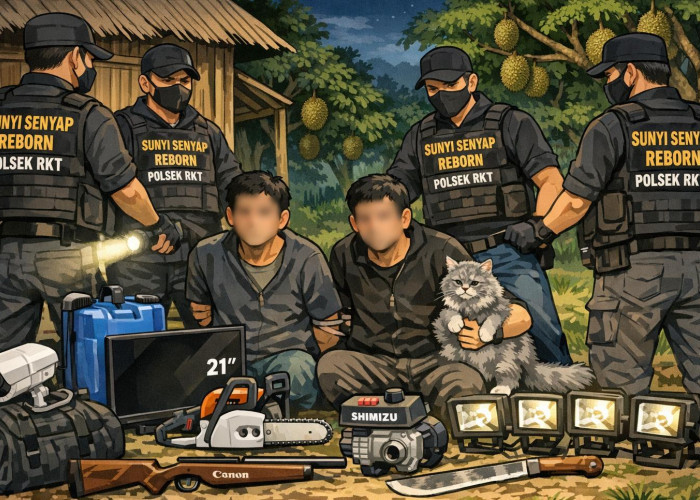 Polsek Rambang Kapak Tengah Ungkap Pencurian Pondok Kebun Durian, Dua Pelaku Diamankan