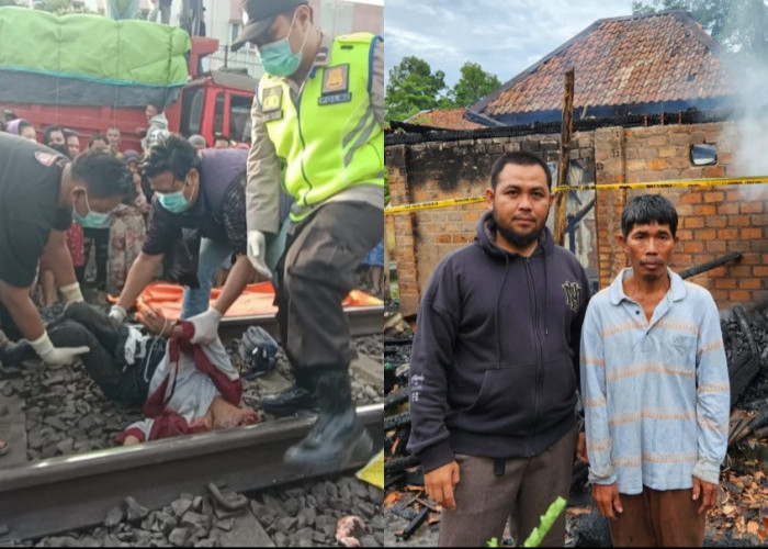 Kisah Pilu Darman Warga Sungai Medang, Januari Rumah Dilalap Api, Kini Anaknya Meninggal Dilindas Ular Besi 