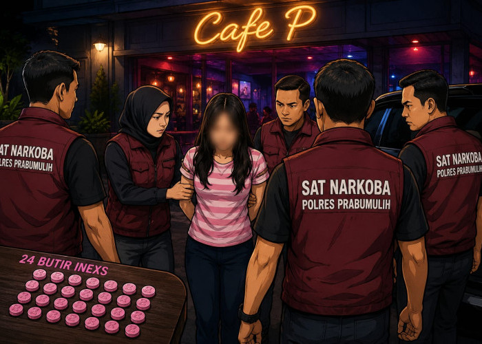 IRT di Prabumulih Ditangkap Saat Diduga Hendak Edarkan 24 Butir Pil Ekstasi