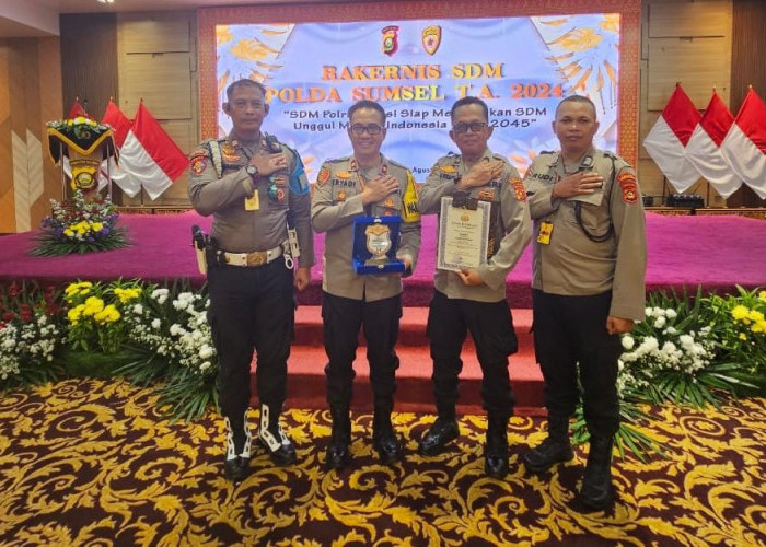 LUAR BIASA! Polres Prabumulih Juara 1 dalam Rakernis SDM