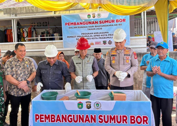 Hari Bhayangkara ke-80, Polres Prabumulih Bangun Sumur Bor untuk 150 KK
